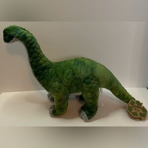 The Petting Zoo Green Dinosaur‎ Plush Toy Stuffie New With Tags